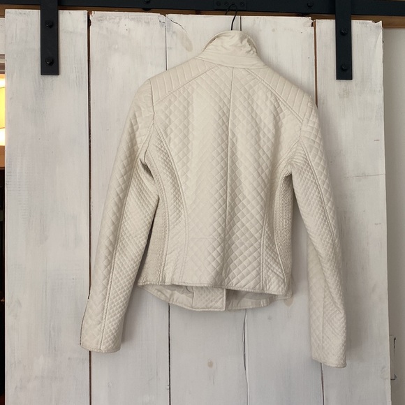 Cropped vegan moto style jacket - Picture 2 of 2